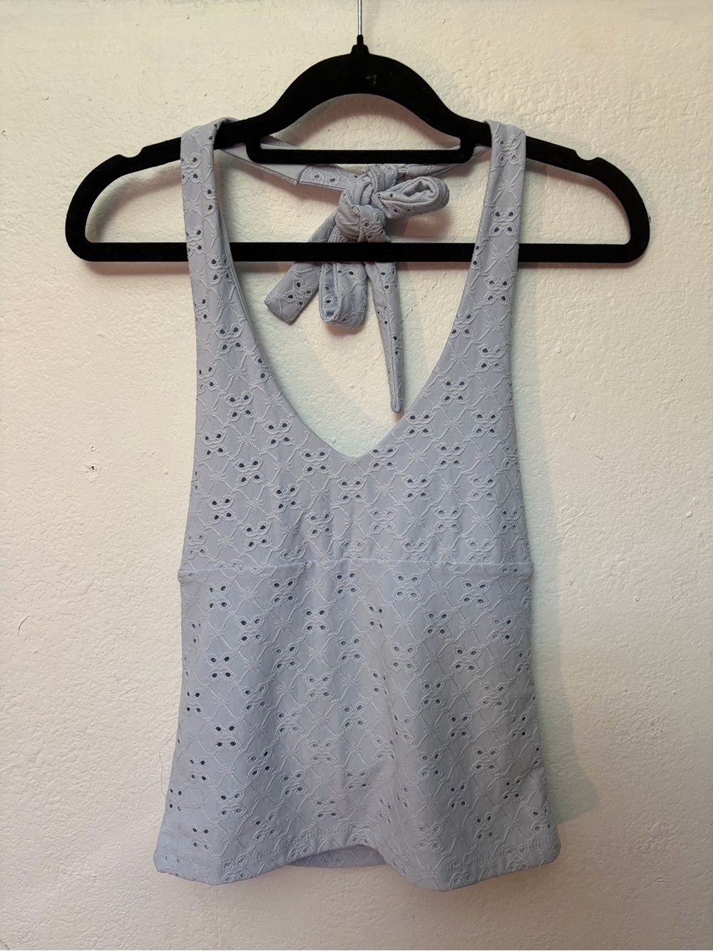 Light Blue Halter Top